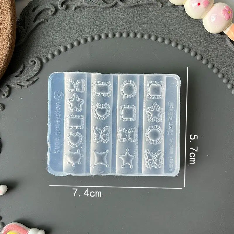 3D Fruit Flower Silicone Nail Mold – DIY Nail Art Template Nail Art Mold Qst A14