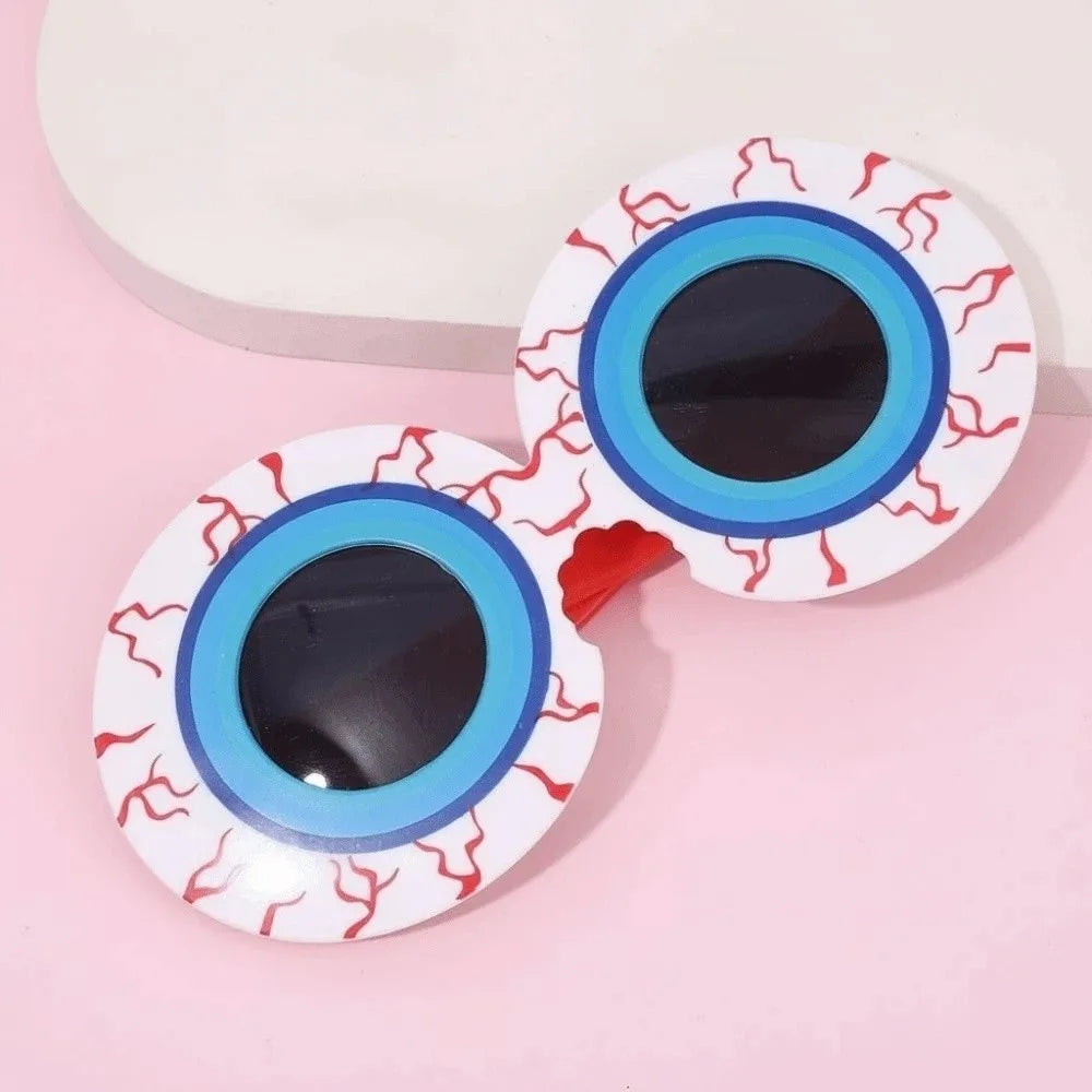 Skeleton Hand Halloween Sunglasses – Spider Web Dark Lenses Novelty Costume Sunglasses Qme Style 12