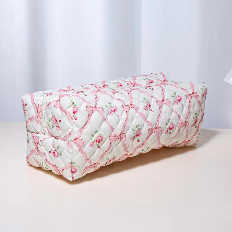 Padded Cosmetic Bag Large Capacity Hair Dryer Storage Pouch Cosmetic Storage Bag Qme
