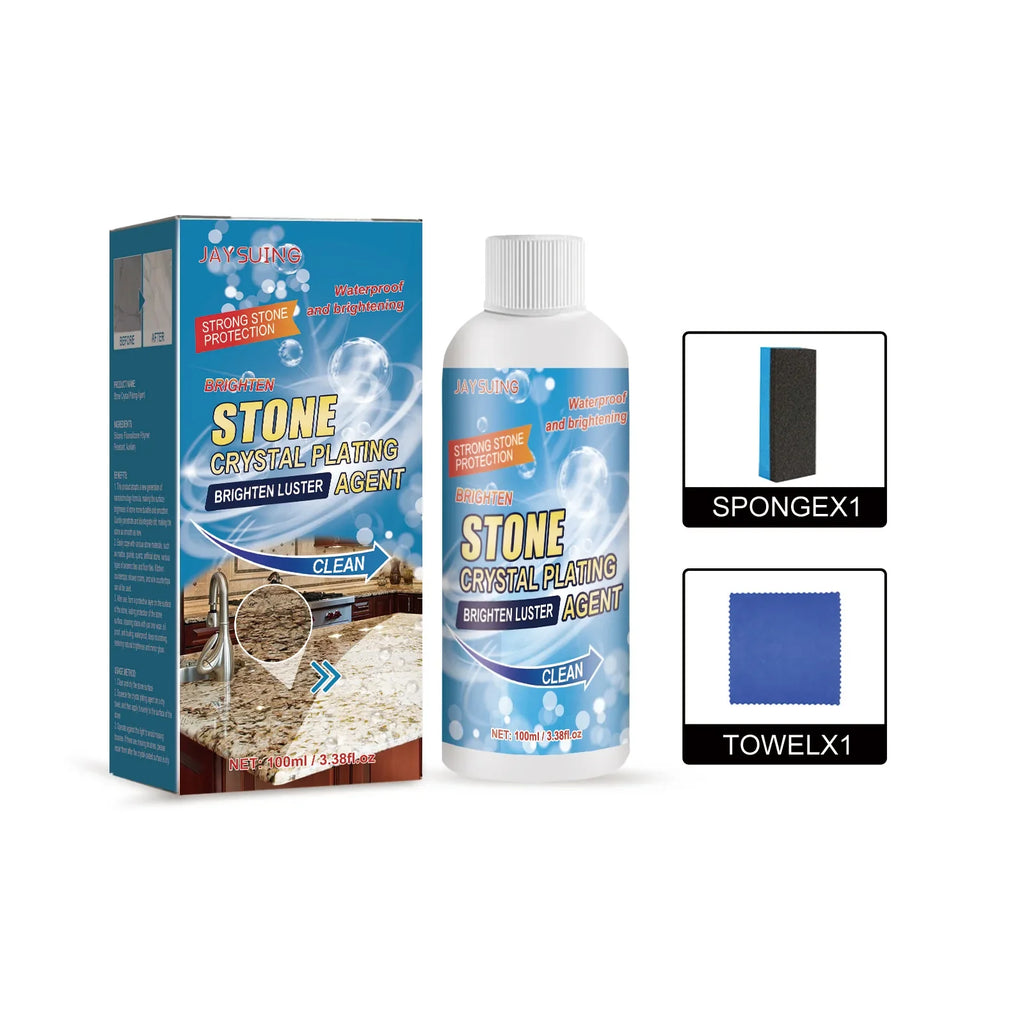 Stone Crystal Polishing & Coating Agent – Marble & Quartz Stone Polishing Coating Qme 100ml Boxed