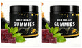Shilajit Gummies with Manuka Honey | Energy & Focus, 100mg 30ct Wellness Gummy Supplement Qst 2bottles 60Gummies