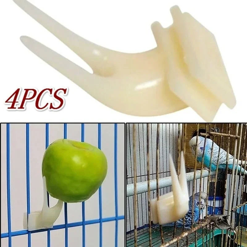 Bird Feeding Fruit Forks – Plastic Food Rack Feeder 4 Pack Bird Feeder Fork Qme