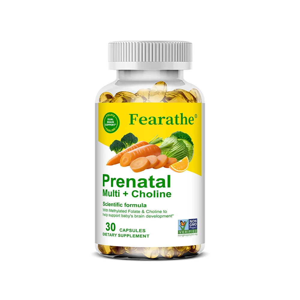 Prenatal Multivitamin – Folic Acid, Biotin & Choline Capsules Prenatal Multivitamin Qst 30 count-1 bottle