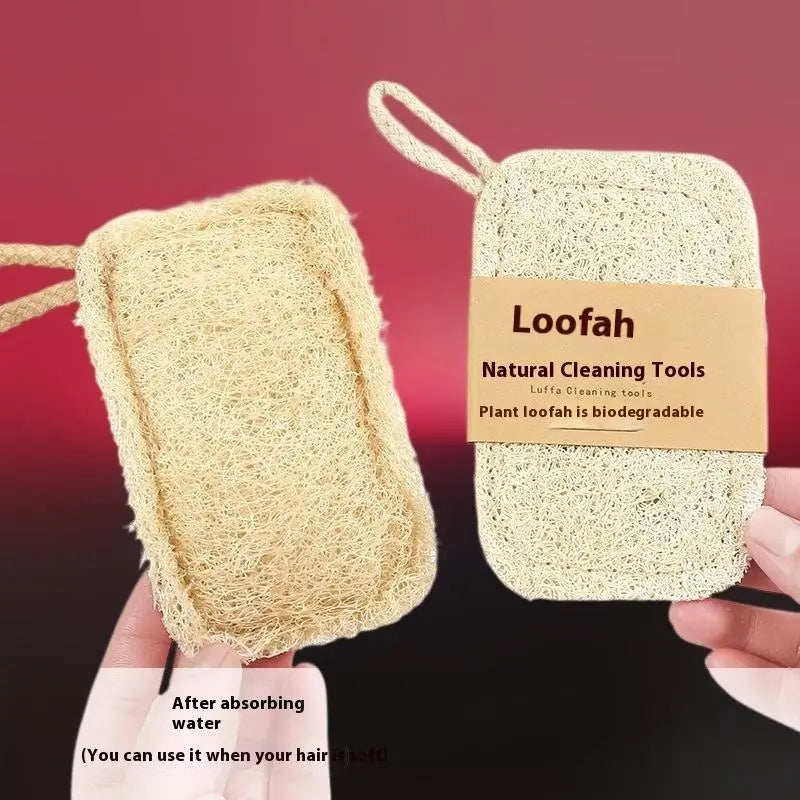 Natural Luffa Dish Scrubber Set – Oil Stain Removing Kitchen Brush Dish Scrubber Set Qme Default Title