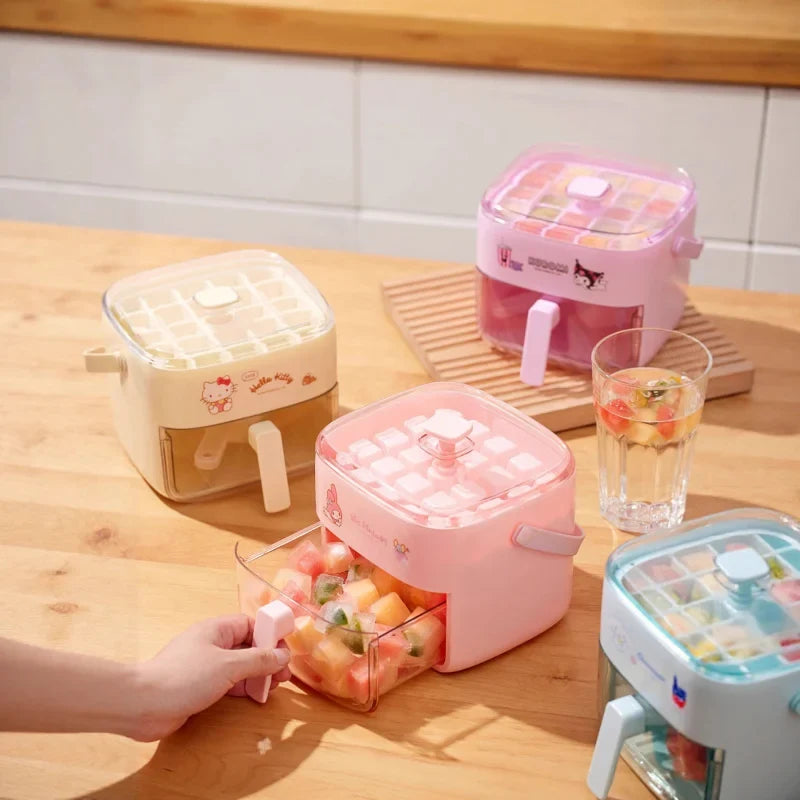 Hello Kitty Kuromi Large-Capacity Ice Cube Molds | 4 Colors Ice Cube Mold Qme