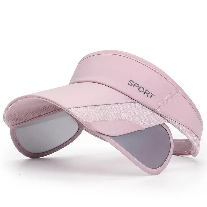 Women's Foldable Sun Hat – UV Protection Outdoor Sports Cap Sun Hat Qst Pink