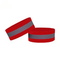 Reflective Arm Band for Night Running, Cycling & Jogging Reflective Arm Band Qme Red 4x35CM 10pcs