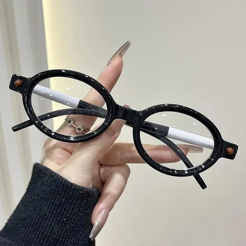 Retro Black Frame Clear Lens Fashion Eyeglasses – Unisex Fashion Eyeglasses Qst A 0