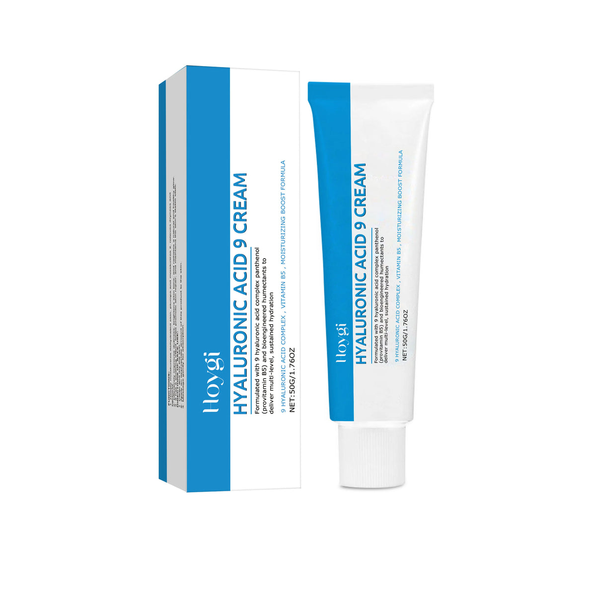 Hoygi Hyaluronic Acid Face Cream – Deep Moisture & Barrier Face Moisturizer Cream Qst 50g boxed