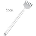 Telescopic Back Scratcher Pen Shape – Extendable Silver Back Scratcher Qme 5pcs
