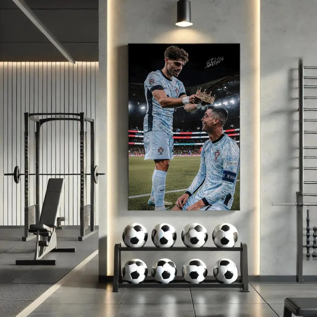 Football Canvas Wall Art – Motivational Quotes Gym & Office Canvas Wall Art Qst