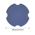 Silicone Air Fryer Mat Heat Resistant Trivet Pad | Reusable Silicone Trivet Mat Qme Blue one size China Mainland