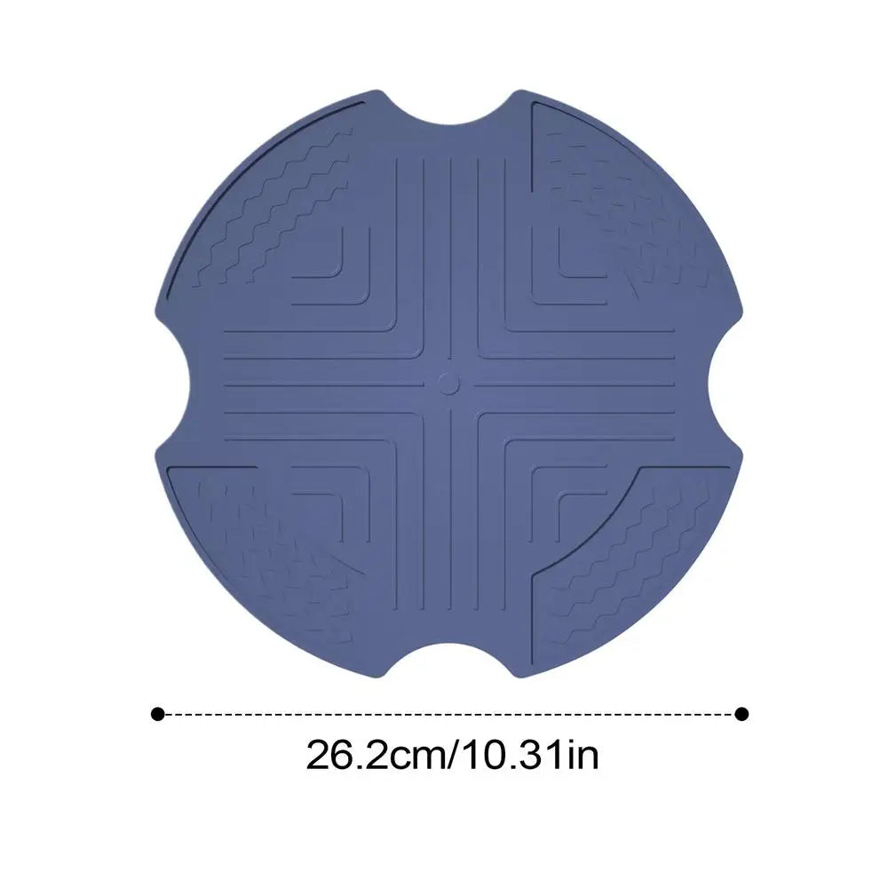 Silicone Air Fryer Mat Heat Resistant Trivet Pad | Reusable Silicone Trivet Mat Qme Blue one size China Mainland