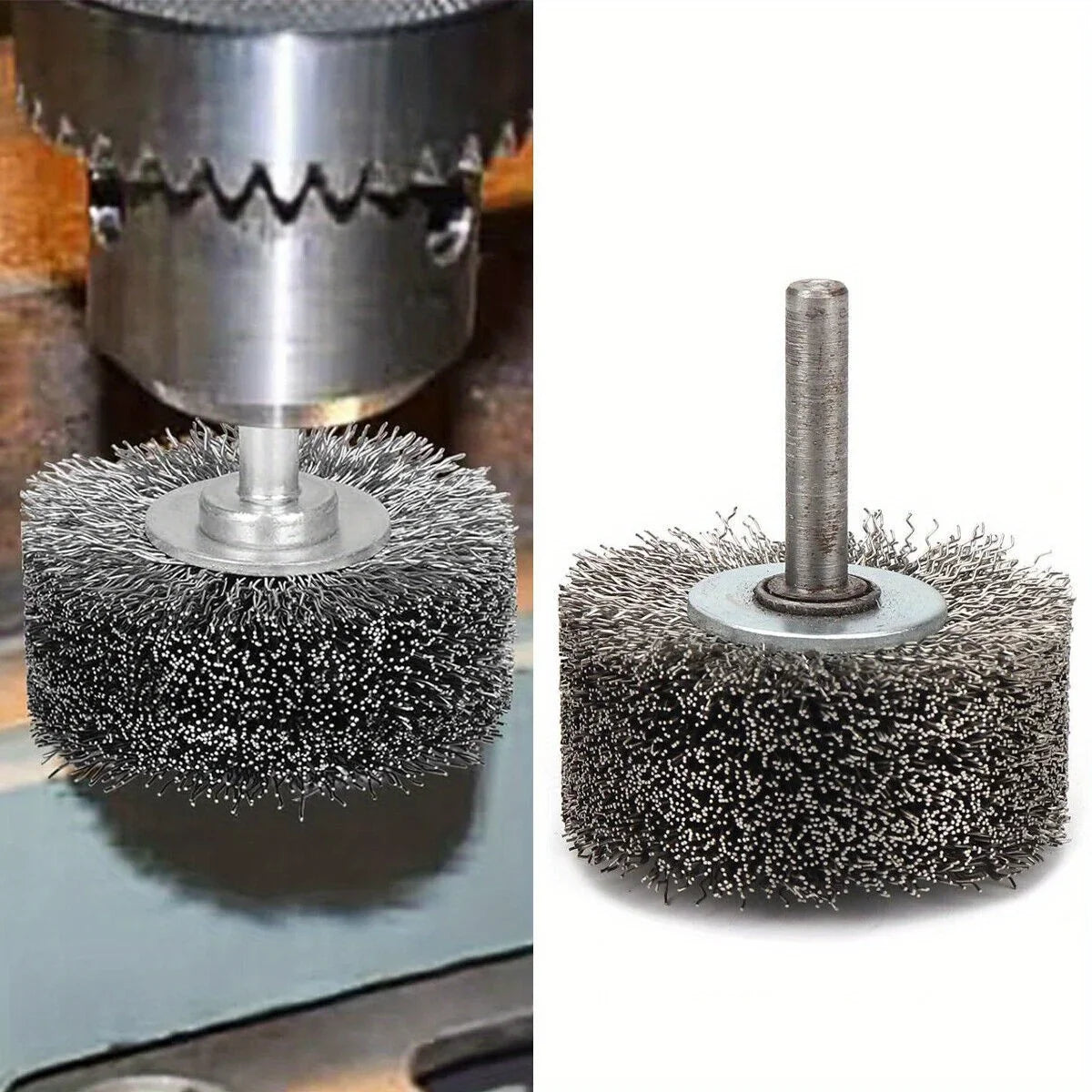 Wire Wheel Brush for Mold Polishing & Rotating Tools | Qme Wire Wheel Brush Qme