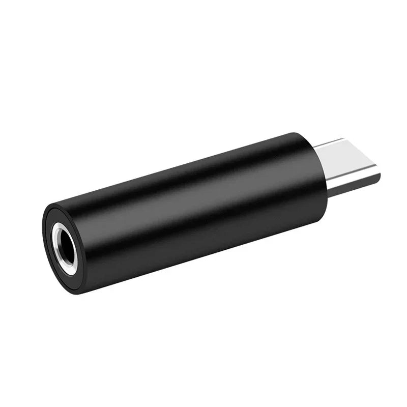 USB-C to 3.5mm Audio Adapter – Aluminum Alloy Earphone Jack Audio Adapter Qme