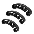 Portable Shopping Bag Grip Organizer | Multi-Bag Carrier Bag Carry Handle Qme 3pcs black