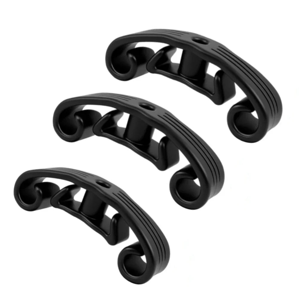Portable Shopping Bag Grip Organizer | Multi-Bag Carrier Bag Carry Handle Qme 3pcs black