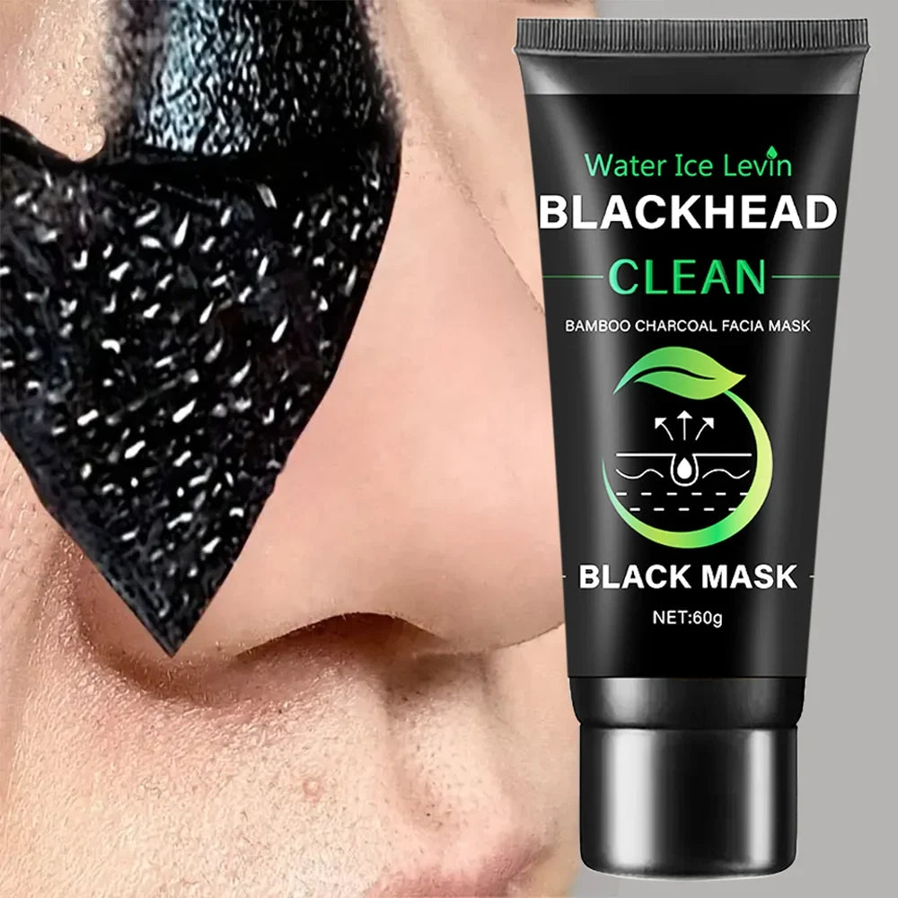 Bamboo Charcoal Fiber Mask – Deep Cleansing & Blackhead Removal Charcoal Face Mask Qme