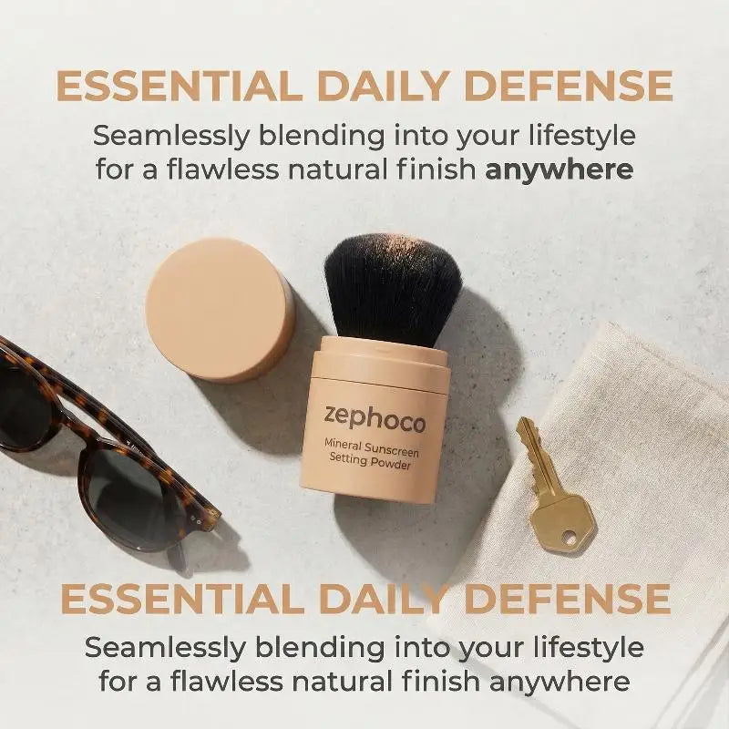 Natural Setting Powder – Oil Control & Sweatproof | Travel Size Setting Powder Qme