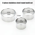 Stainless Steel Cookie & Pastry Cutter Set – DIY Baking Mold Pastry Cutter Set Qme A