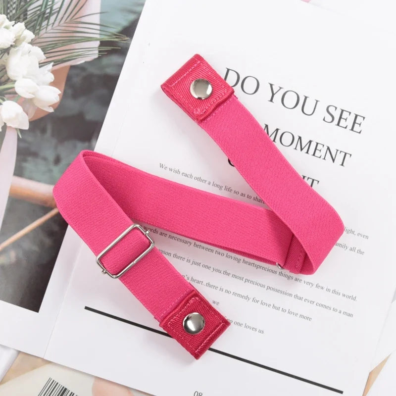 Women's Buckle-Free Elastic Invisible Belt – 29 Colors
