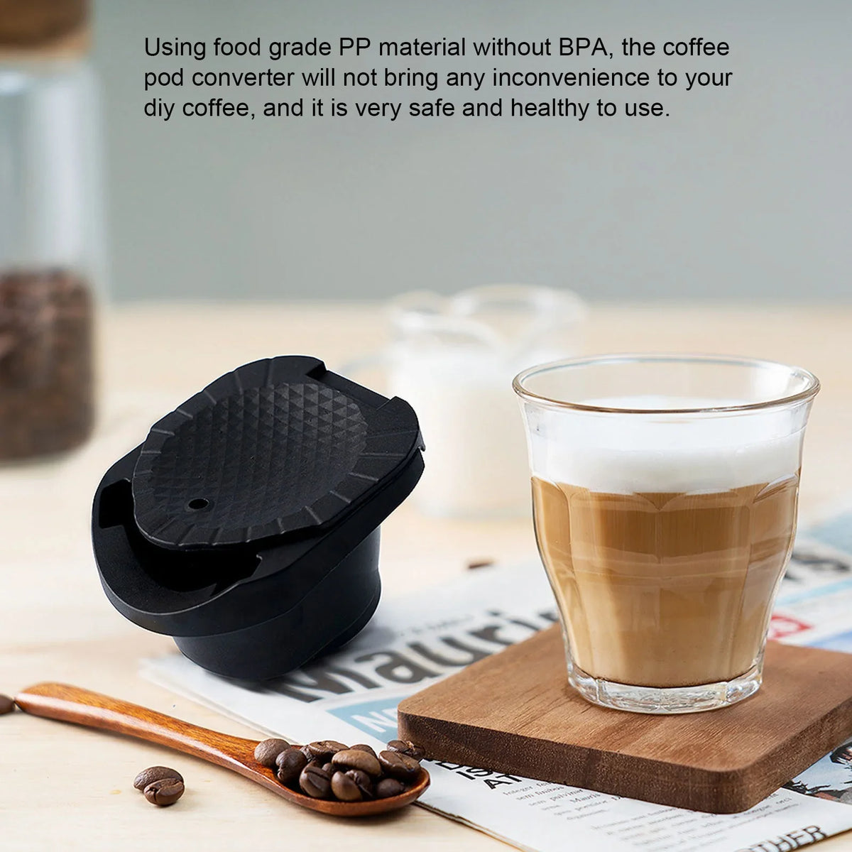 Reusable Coffee Pod Adapter Holder for Dolce Gusto Machines Coffee Pod Adapter Qme