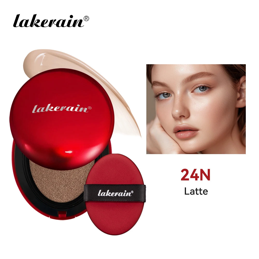 Lakerain Air Cushion BB Cream – Waterproof, SPF Foundation Cushion Foundation Qst 24N