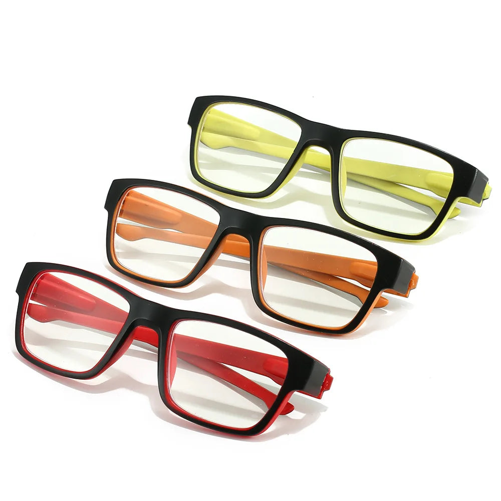 VOPHA Blue Light Blocking Reading Glasses Rectangular L30 Reading Glasses Qst 3PCS +150