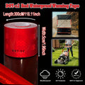 Red DOT-C2 Reflective Tape – Waterproof Vehicle Safety Strip Reflective Safety Tape Qme 5cmX300CM