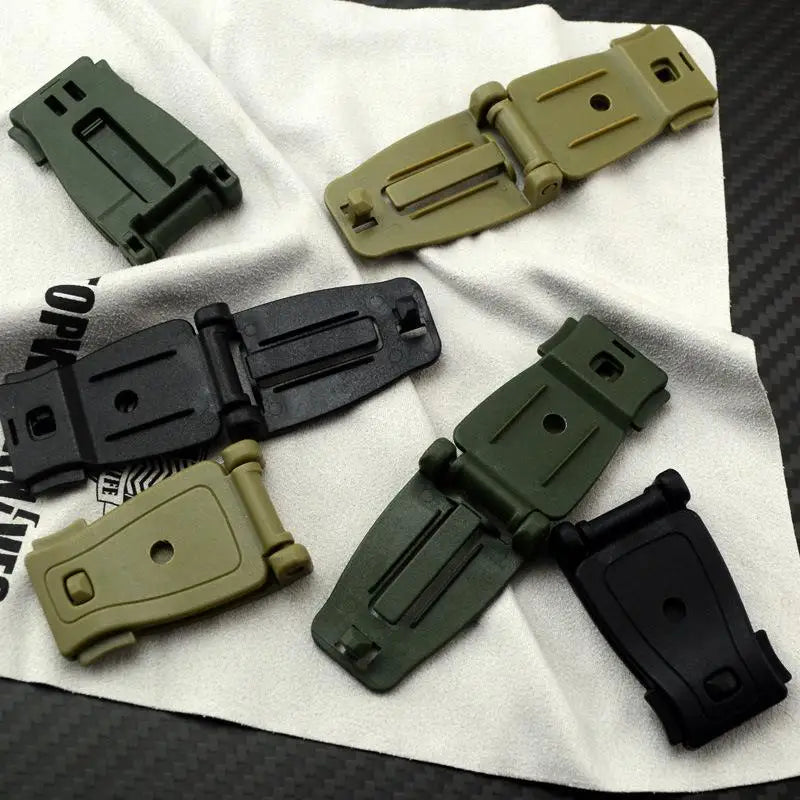 Tactical MOLLE Webbing Buckle Clip – POM Lock Strap Connector Tactical Buckle Clip Qst