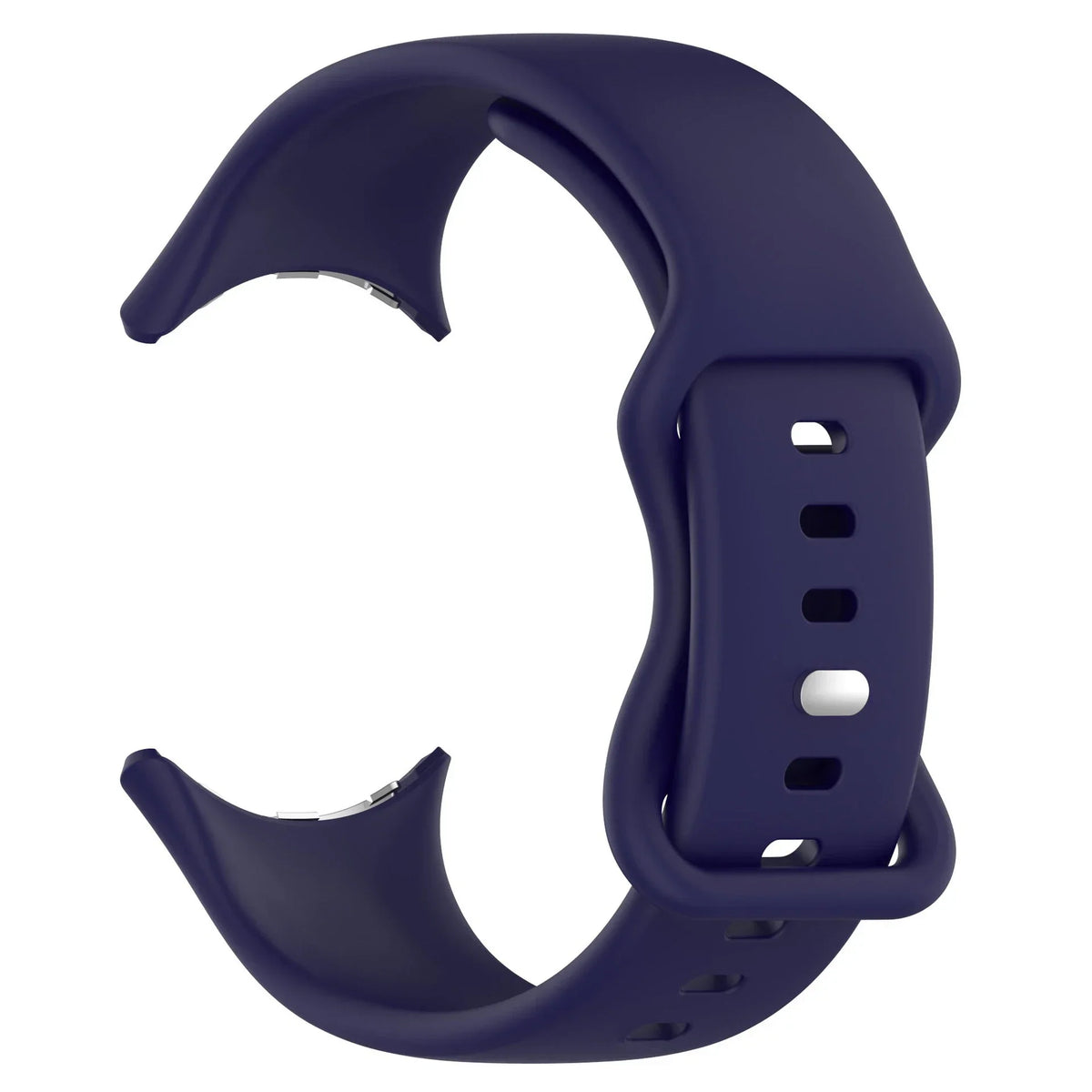 Silicone Sport Band for Google Pixel Watch 3 41mm Butterfly Buckle Silicone Watch Band Qme Blue Pixel Watch 3 41mm
