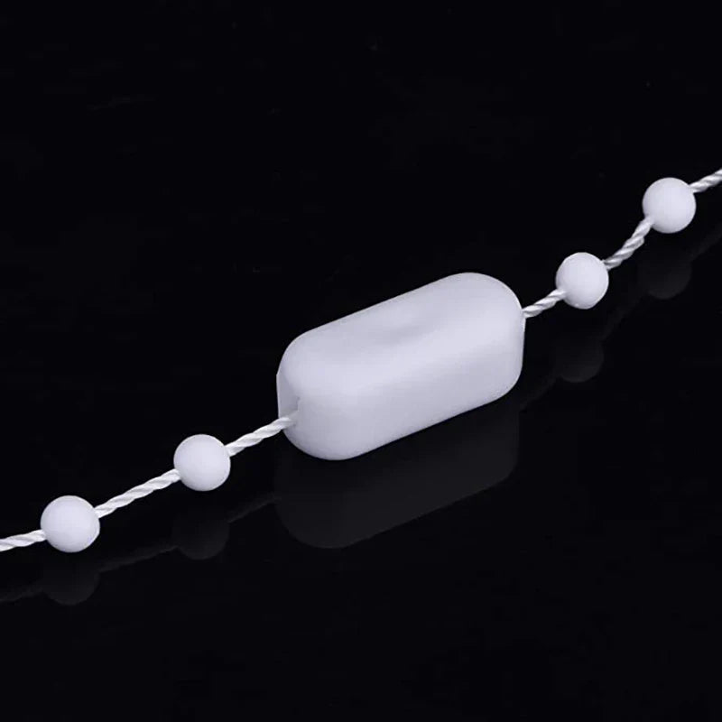 Vertical Blind Chain Connectors – White Roller Pull Joiners 10pk Blind Chain Connector Qme