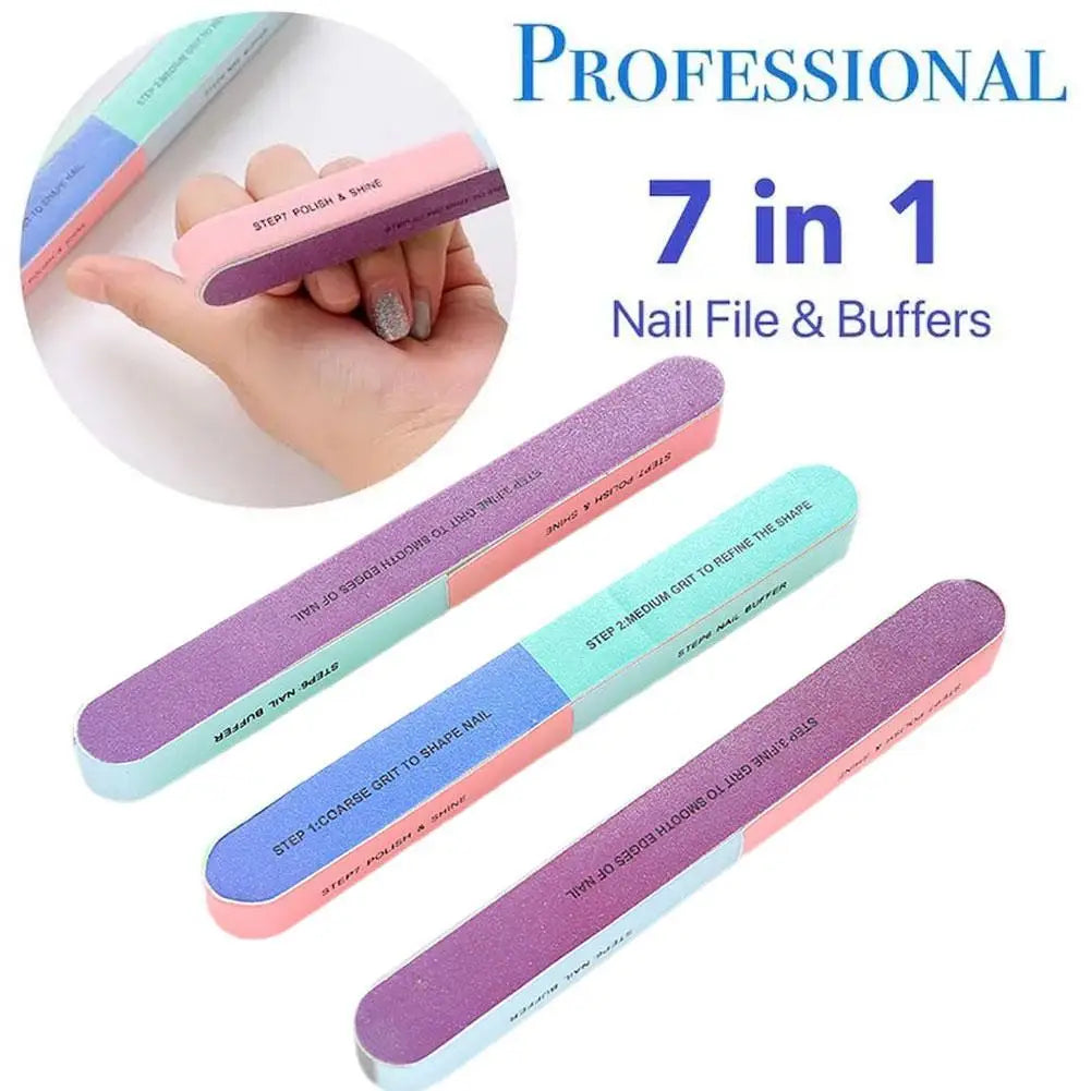 Professional Nail Buffer Blocks – Smooth & Shine Natural Nails Nail Buffer Block Qme