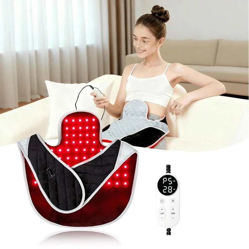 ZONGKUNG 104 LED Red Light Therapy Pad 660nm 850nm Wrap Light Therapy Pad Qst