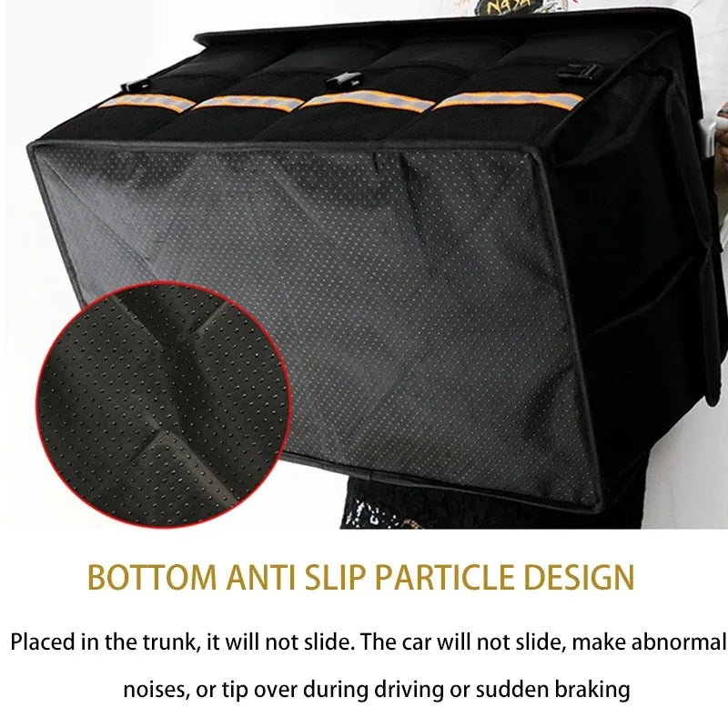 Foldable Car Trunk Organizer | Collapsible Oxford Cloth Storage Box Car Trunk Organizer Qme