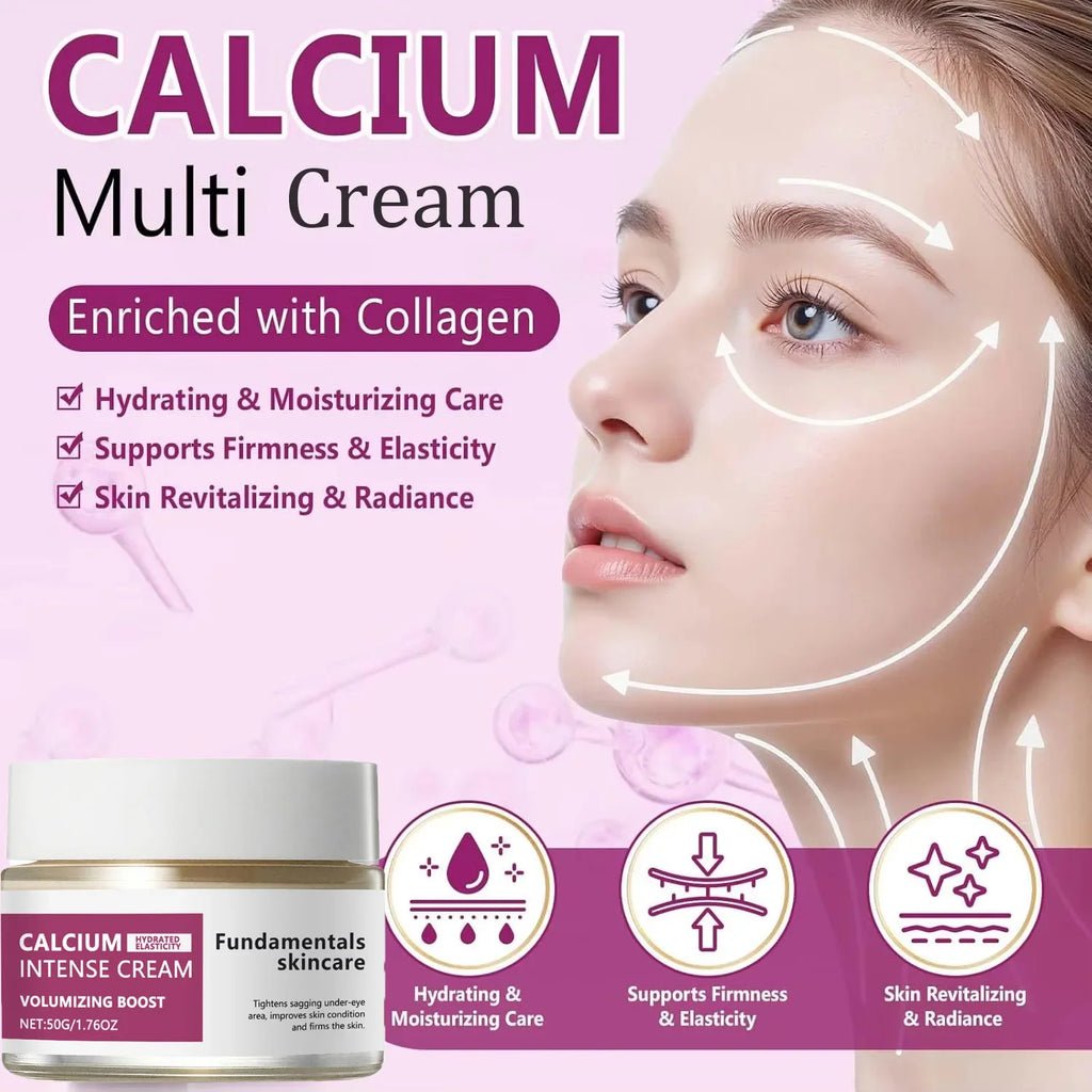 Calcium Intense Firming Cream – Elasticity & Deep Moisturizer Firming Face Cream Qme