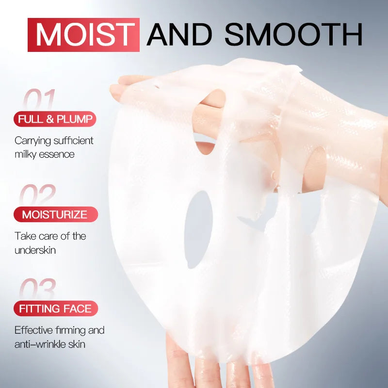 Hyaluronic Acid Collagen Face Masks – Hydrating Facial Patches Facial Sheet Mask Qst