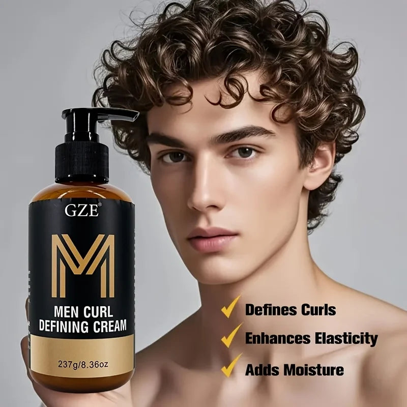 GZE Men Curl Defining Cream – Define & Hydrate Curls & Waves Curl Defining Cream Qme