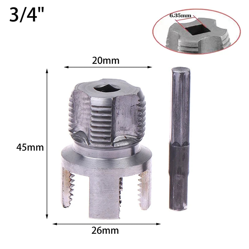 PVC PPR Pipe Threader Internal External Threading Tool Pipe Threading Tool Qme B2