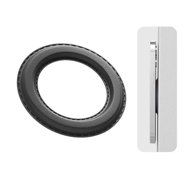 MagSafe Magnetic Ring Holder for iPhone 14 13 12 – Wall & Car Magnetic Phone Mount Qme Black