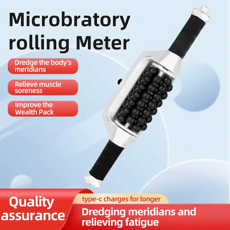 Vilnason Rechargeable Vibrating Body Roller Massager FK-17 Electric Body Massager Qst