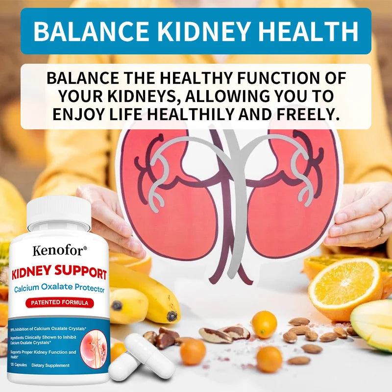 Kidney Support Cleanse Detox Capsules | Urinary Tract Health Herbal Detox Supplement Qst
