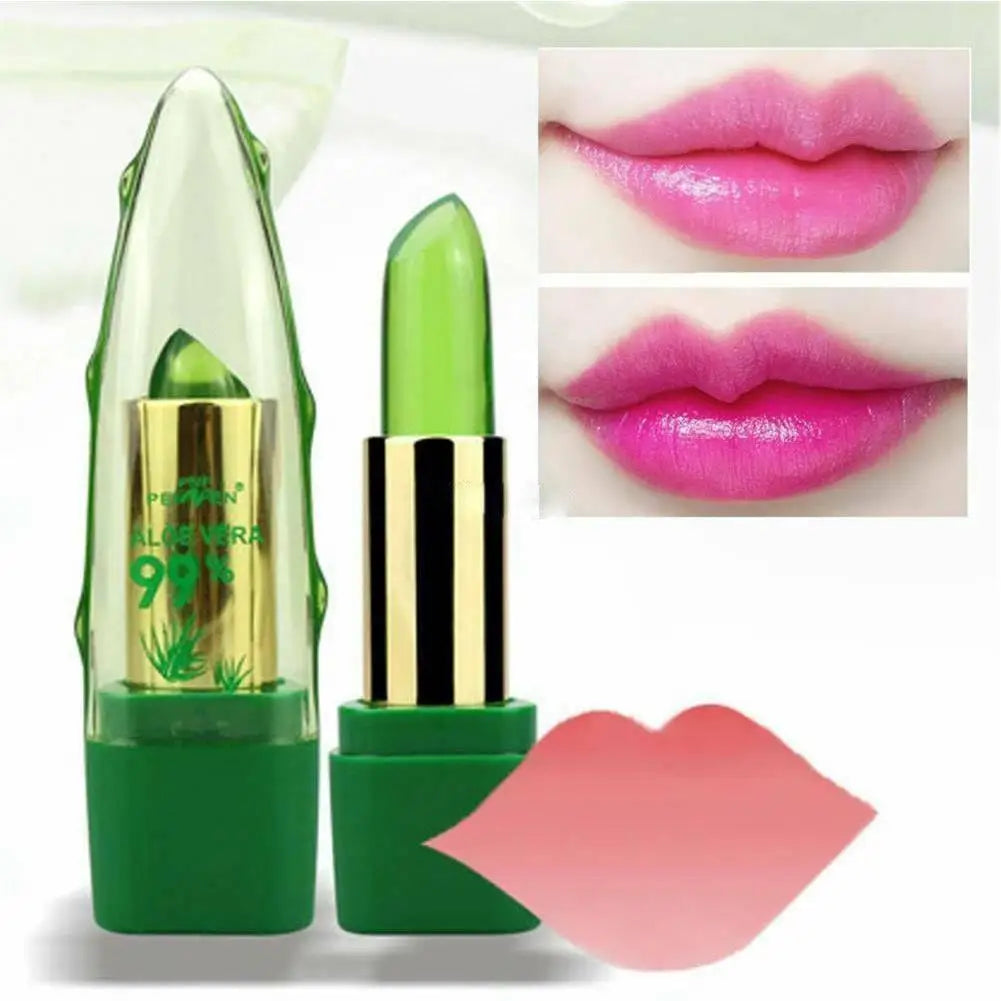 Aloe Vera Color-Changing Lip Balm Jelly – Moisturizing Tint Color-Changing Lip Balm Qme
