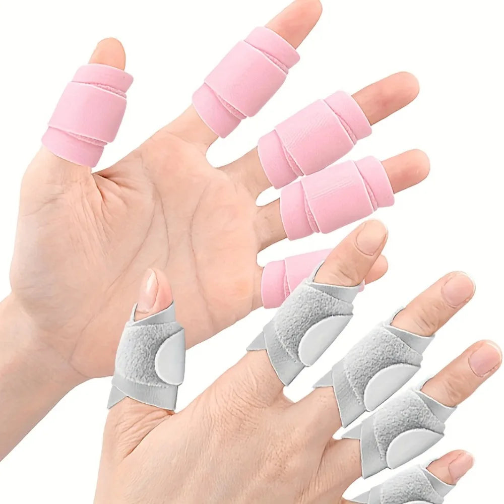 Adjustable Finger Splint Brace – Hook & Loop Support Finger Splint Brace Qme