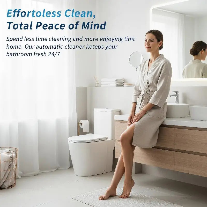Toilet Tank Cleaning Tablet Holder – No-Drill Hanging Caddy Toilet Tablet Holder Qme