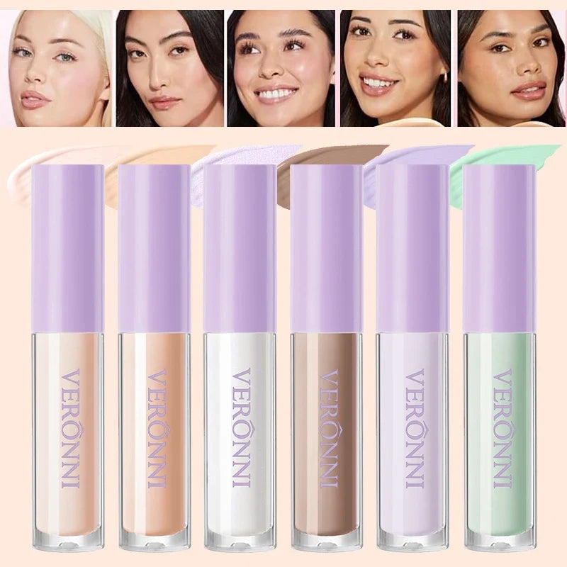 VERONNI Full Coverage Liquid Under Eye Concealer – 6 Shades Liquid Concealer Qme