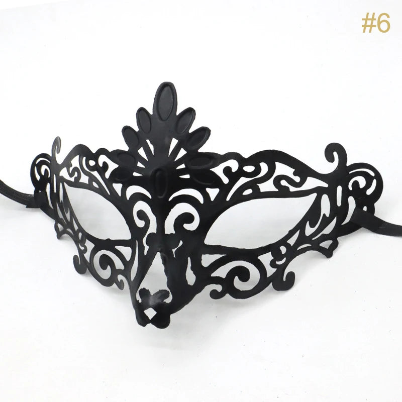 Vintage Masquerade Half Face Mask – Halloween & Party Costume Costume Mask Qst N6