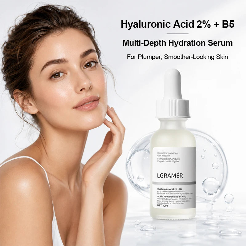 2% Hyaluronic Acid + B5 Serum with Ceramide 30ml Face Essence Face Serum Qst