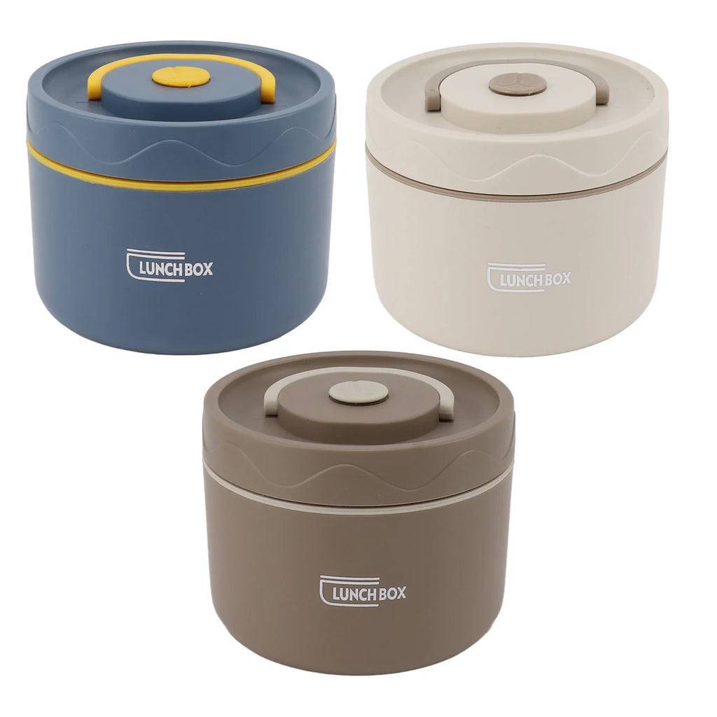 550ml Stainless Steel Thermal Lunch Box – Double Layer Bento Thermal Lunch Box Qme