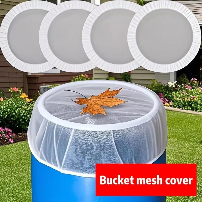 Outdoor Mesh Cover Netting for Rain Barrels & Water Tanks Rain Barrel Cover Qme